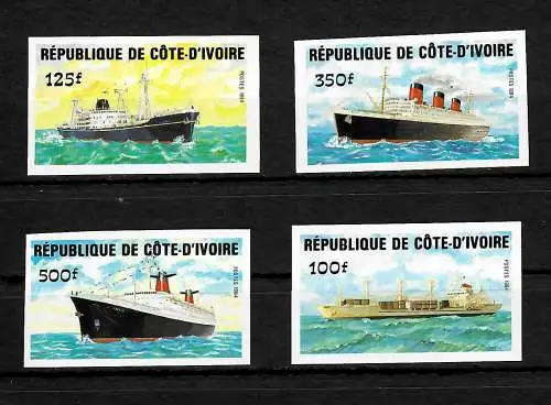 Côte d'Ivoire: navires #830-833B, frais de port