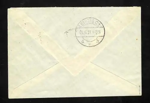 Echt gelaufener Einschreibebrief, Oberrand, Berlin, MiNr. 407-409 BPP geprüft