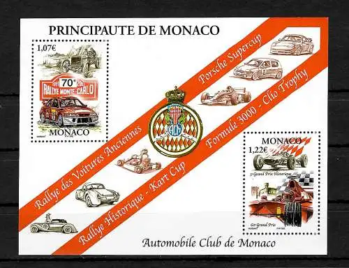 Monaco: Principaute de Monace, Porsche Supercup, Formule 3000, #2586-87, Bl. 83