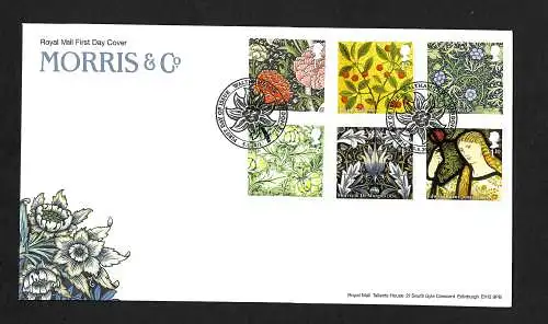 GB: William Morris FDC 2011.