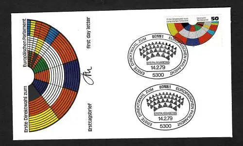 BRD:  Erste Direktwahl zum Europäischen Parlament 1979, FDC, MiNr.1002