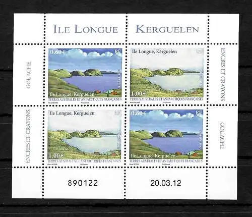 Französische Gebiete in Australien: Ile Longue, Kerguelen #780-81, TAAF