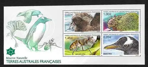 Französische Gebiete in Australien: Flora und Fauna #766-69, TAAF