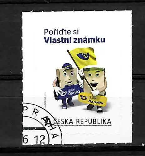 Tschechische Republik: Personalisierte Briefmarke  #726, gestempelt