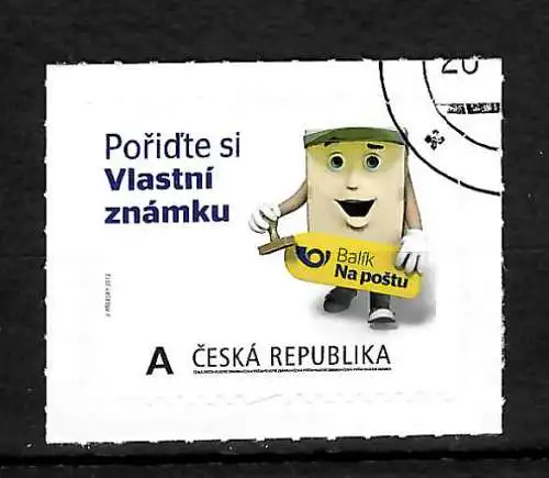 Tschechische Republik: Personalisierte Briefmarke  #727, gestempelt