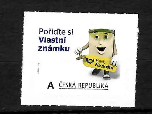 Tschechische Republik: Personalisierte Briefmarke  #727, postfrisch