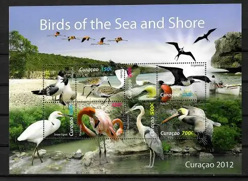 Curaçao: Birds of Sea and Shore, oiseaux #84-91, frais de port