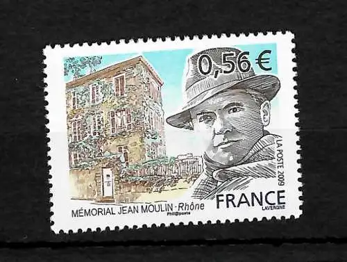 Frankreich: 110 Geburtstag von Jean Moulin, #4703, postfrisch