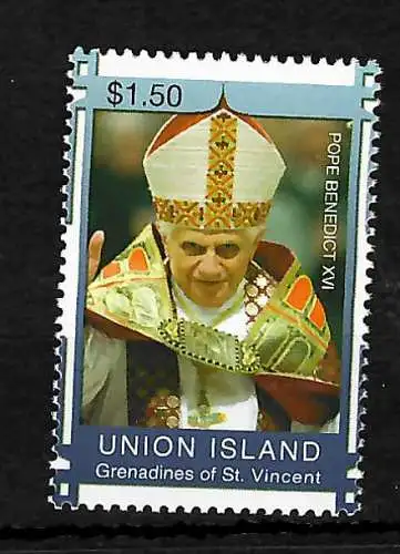 Grenadines of Saint Vincent: pape Benedict XVI, frais de port, **