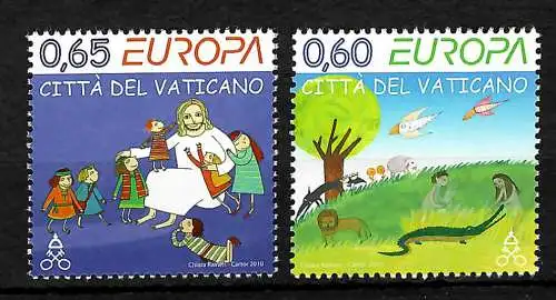 Vatican: Europe: Livres pour enfants n°1669-70, frais de port