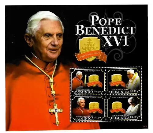 Domenica: Papst Bendedict XVI, 5 Jahre Pontifikat, Block **