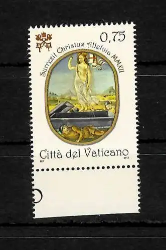 Vatican: Pâques 2012, n°1731