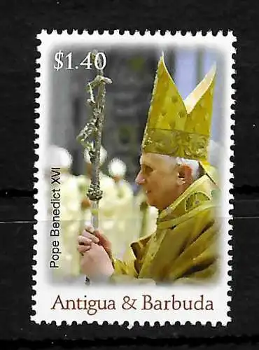 Antigua-Barbuda: Pape Bendedict XVI, **