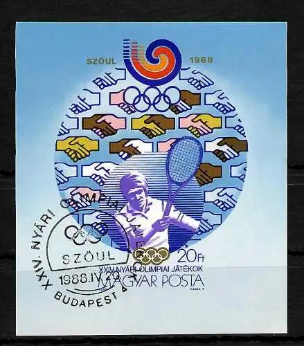 Ungarn: Olympische Sommerspiele Seoul ..#198B, gestempelt