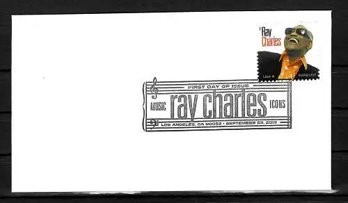 USA: FDC Music: Ray Charles 2013