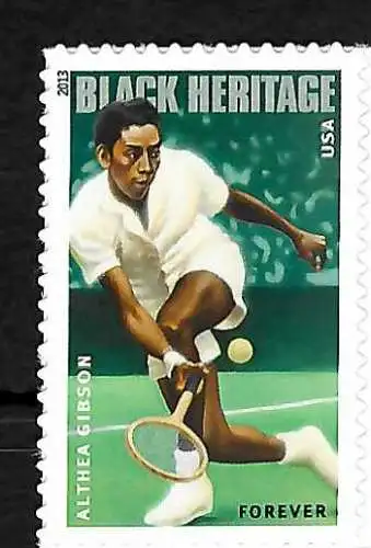 États-Unis: Althea Gibson, Tennis, Postfreich