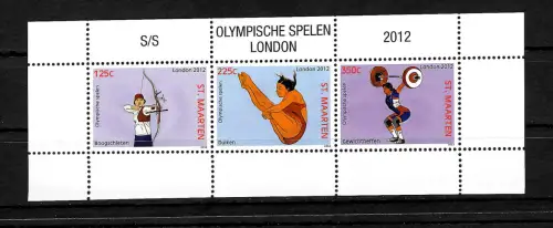 Sint Maarten: Jeux olympiques d'été Londres 2012, bloc postal