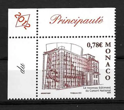 Monaco: inauguration du nouveau bâtiment du Conseil national #3099, frais de port