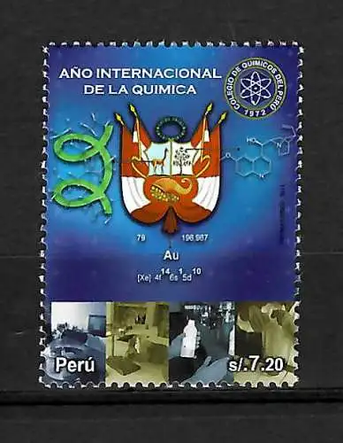 Peru: Internationales Jahr der Chemie, #2579, postfrisch