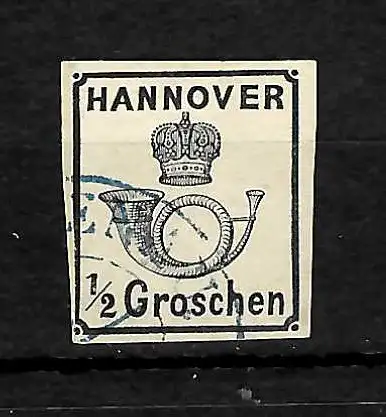 Hanovre: MiNr. 17y, cacheté, splendeur, signature BPP