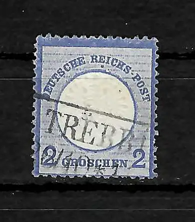 DR: MiNr. 20 PF III, gestempelt