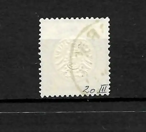 DR: MiNr. 20 PF III, gestempelt