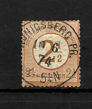 DR: MiNr. 29, gestempelt, Luxus Königsberg Pr.