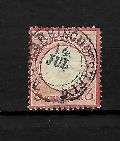 DR: MiNr. 25, gestempelt Luxus Stempel, BPP Signatur