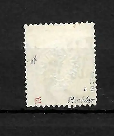 DR: MiNr. 27a, cacheté bleu, bien doué, signature BPP