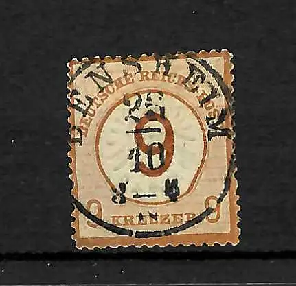 DR: Min. 30, Stamp de luxe, K1 Bensheim, petites défauts, BPP vérifié