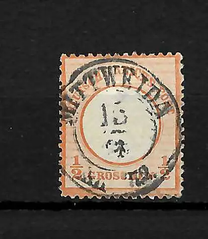 DR: Mikn° 3, cacheté, Mittweida, minuscule mince