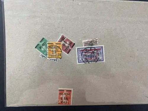 50 verschiedene Memel Briefmarken, 50 different Memel