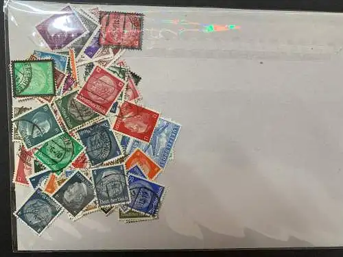 100 verschiedene III. Reich 1872-1945 Briefmarken, 100 different III. Reich