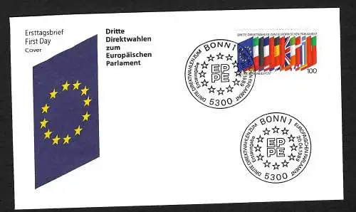 Bund: 3. Direktwahl zum Europäischen Parlament, FDC, MiNr. 1416