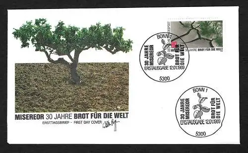 Bund: 30 Jahre Brot für die Welt, FDC, MiNr. 1404