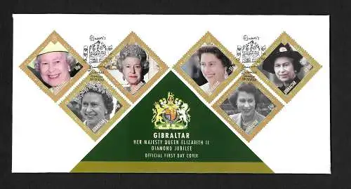 GB: Diamond Jubilee Majesty Queen Elizabeth II, FDC