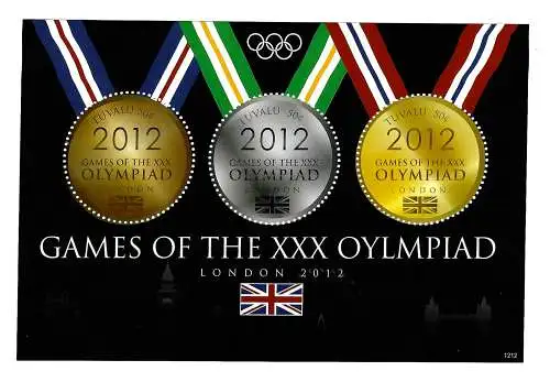 Tuvalu: Games of the XXX Olympiad London 2012, bloc ** post-freease