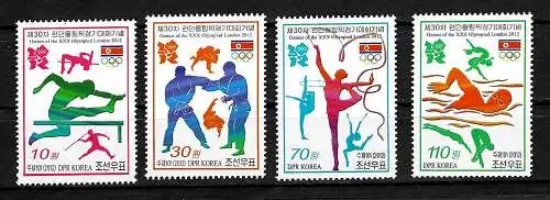 Korea: Olympische Spiele 2012 London ** postfrisch