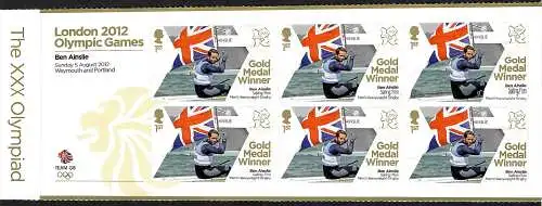 GB: Gold Medal Winner Voile Ben Ainslie, Block, mnh, **