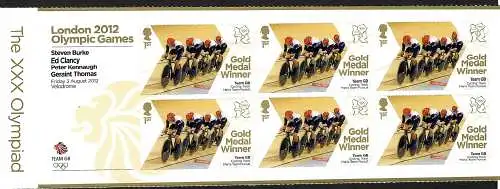 GB: Gold Medal Winner Cyclisme, Team GO, Block, mnh, **