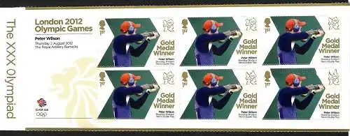 GB: Gold Medal Winner Schießen, Peter Wilson, Block, mnh, **