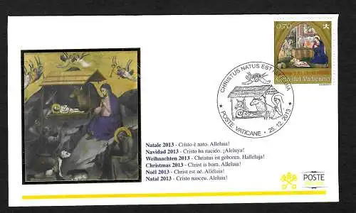 Vatican: Noël 2013, cachet spécial n°1793