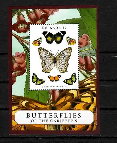 Grenada: Butterflies of the Caribbean, mnh