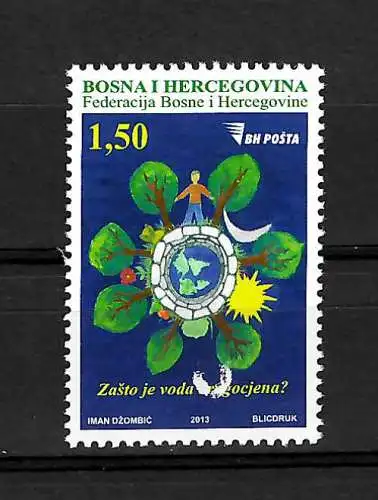 Bonien Herzegovina: Jugendphilatelie 2013, #633, postfrisch