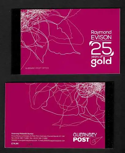 Guernesey: Carnet de marque spécial de vignes forestières, #1442-1447, frais de port