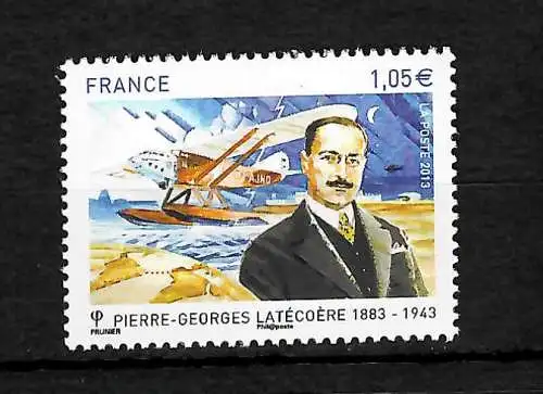 Frankreich: 130 Geburtstag Pierre-Georges Latécoère, #5647, postfrisch