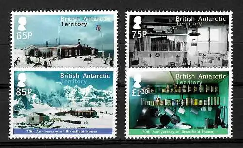 BAT: British Antarctic Territory, Bransfield House, 70th Anniversary, postfrisch