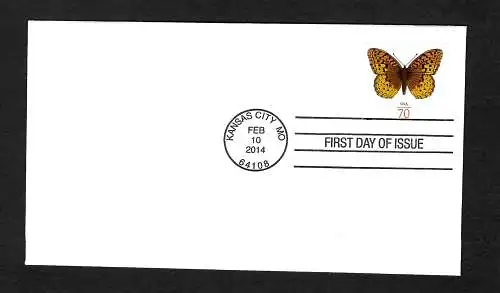 USA: 2014 Faucon géant de noblesse, Butterfly, Papillon, FDC