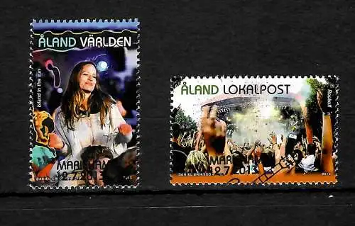 Aland: Musikfestival, gestempelt