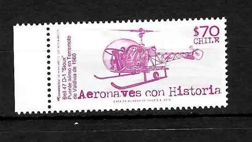 Chile: Aeronaves con Historia, Hubschrauber, postfrisch